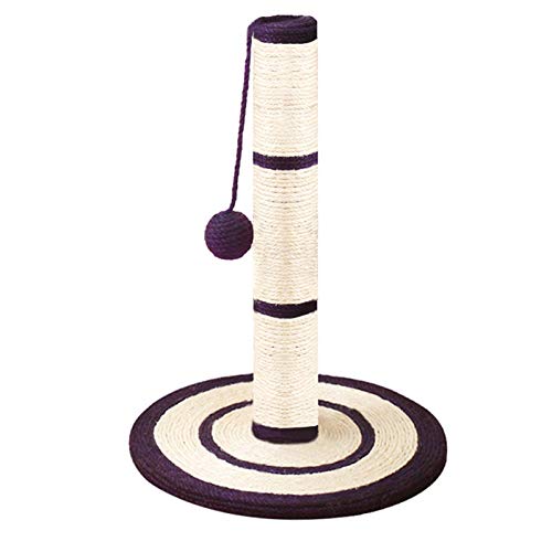 SHIBOHAN Katze Kratzer Post Schleifklappe Vertikale Schleiffestes Sisal Cat Kletterrahmen necken Katze Versorgt eine Vielzahl von Stilen zur Auswahl (Color : Large Purple, Size : A) von SHIBOHAN