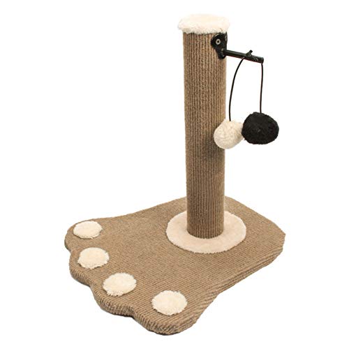 SHIBOHAN Katze Kratzer Post Schleifklappe Vertikale Schleiffestes Sisal Cat Kletterrahmen necken Katze Versorgt eine Vielzahl von Stilen zur Auswahl (Color : Large paw Print, Size : A) von SHIBOHAN