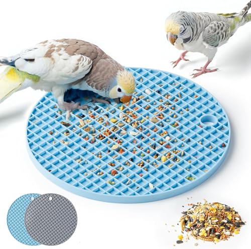 SHICEPET Vogelfutterspielzeug, Puzzle, langsames Futtermatten, interaktives Spielzeug für Papageien, zur Erhöhung der Fütterungszeit, Vogelanreicherungsspielzeug für Sittiche, Nymphensittiche, von SHICEPET