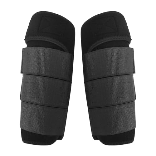 SHINROAD Pferdebeinschoner, umfassende Pferdebeinstütze, 2 Stück, stoßdämpfende Sportstiefel für Reitsport, Größe L von SHINROAD