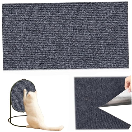 Klettern Katzenkratzer 16x39in Trimmbare Selbstklebende DIY-Klettern Katzenkratzer Kratzer-resistenter Katze Kratzermöglichkeitenschutz für Couch, Böden, Regale (Dunkelgrau) von SHITOOMFE