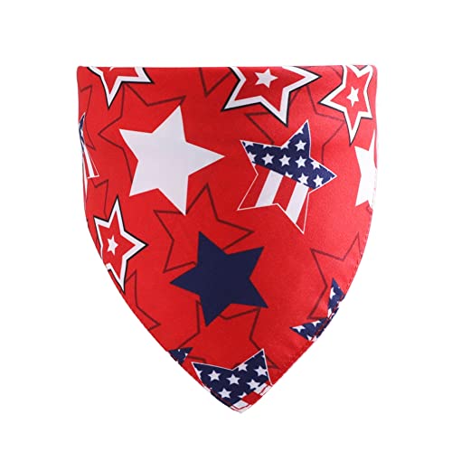 SHTGOI Haustier Halstuch Lätzchen Amerikanische Flagge Bandana Hundehalstuch Hundehalsband Bandana Waschbare Hunde Kopftücher Dreieckstuch für Kleine Mittelgroße Groß Hunde Katzen Haustiere 10# von SHTGOI