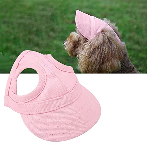 SHUAIGUO Hunde-Baseballkappe, Haustier-Hundekatze-Baseball-Außenkappe, Sunbonnet, Verstellbare Streifen, Sommer-Reise-Sporthut, Cooles und Modisches Design (S) von SHUAIGUO