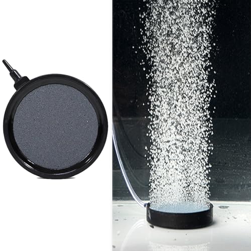 SHULLIN 10cm Aquarium Ausströmer Stein Scheibe Bubble Diffusor Release Tool Groß Ausströmer Stein Scheibe Bubble Diffusor Air Bubble Stone Fish Tank Luftpumpe für Hydrokultur Fisch Tank Pumpe Oul von SHULLIN