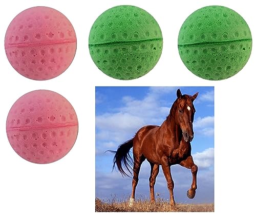 SHUYUE Ohrstöpsel für Pferde Schaumstoff Ohrstöpsel Ball Tack und Zubehör Pferd Classic Equine Ohrstöpsel (Kiefergrün) von SHUYUE