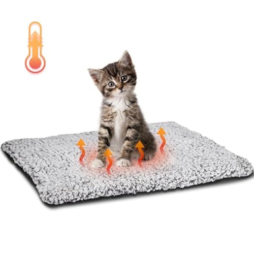 SHYKNYU Thermostat-Heizkissen für Haustiere, Winterisolierung und Hundebett, Hundehütte, tragbarer Teppich, W2u2, für Reisen von SHYKNYU