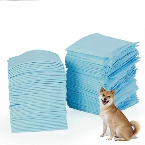 SHZICMY Trainingsunterlage 100 Stück Pet Pee Training Pads Welpenunterlage Sicher und Ungiftig, Saubere gesunde Mat Haustier Peeling Mats für Training Haustiere zu Pinkeln 33 * 45cm von SHZICMY