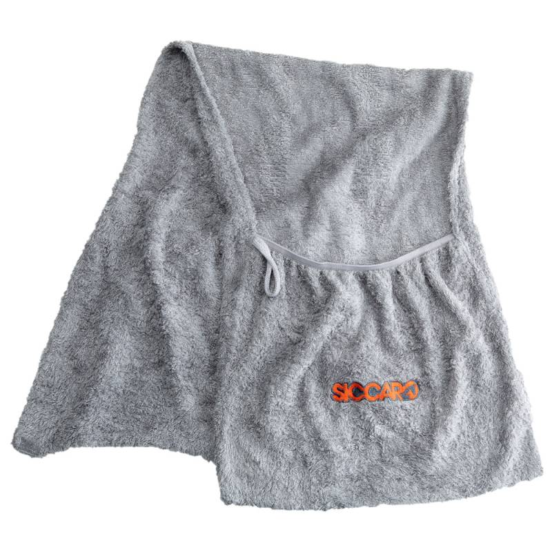 SICCARO Hundehandtuch Easy Dry Towel grey, Maße: ca. 35 x 100 cm von SICCARO