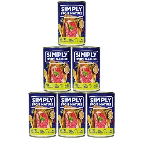 SIMPLY FROM NATURE Hirsche mit Buchweizen 6 x 400 g von SIMPLY FROM NATURE