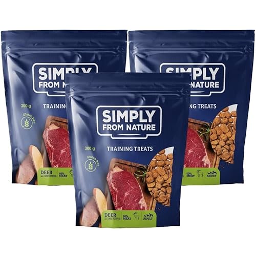 SIMPLY FROM NATURE Treats with Deer/mit Hirschfleisch 3 x 300g von SIMPLY FROM NATURE