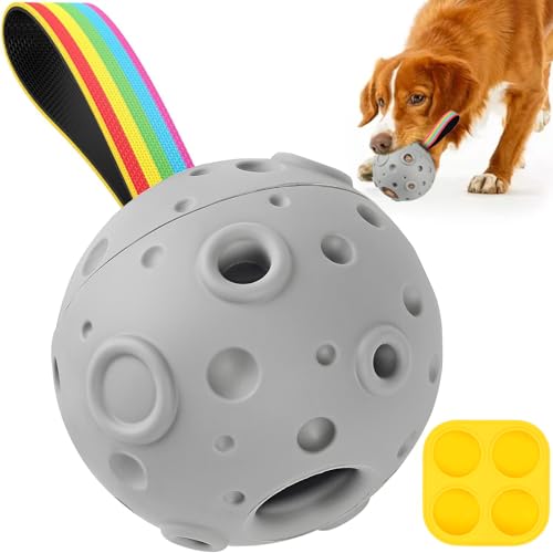 SIMSPEAR Schnüffelball für Hunde, Interaktives Hundespielzeug mit Leckerli Tabletthalter, Hunde Intelligenzspielzeug, Hundespielzeug, Um Sie Zu Beschäftigen, Geeignet für Kleine Und Mittelgroße Hunde von SIMSPEAR