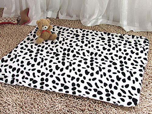 SIQITECH Hundedecke Korallensamt Katzendecke Dick Hundematte Flauschig Wärmematte Sofaschutz Fleecedecke Warm Kuscheldecke Weich Schlafmatte 100x80cm Haustierdecke für Hunde Katzen Welpen von SIQITECH