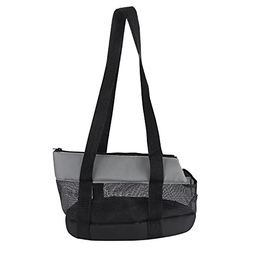 Hundetragetasche Mesh Atmungsaktiv Hundetasche Faltbar Umhängetasche Katzentransportbox Leicht Hundebox Abnehmbar Matte Katzentasche Tragbar Hundetasche für Outdoor Reisen Wandern von SIQITECH