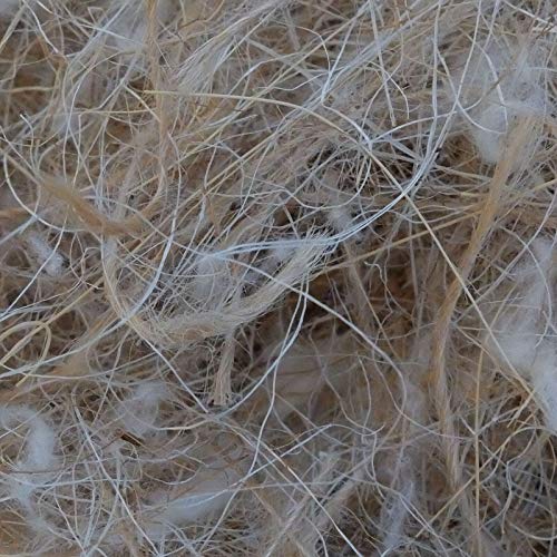 50 g Sisalfaser Kokos-Sisal-Jute-Baumwolle Kanarienfinkel Vogelnest von SISAL FIBRE