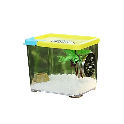 Reptil Fütterungsbox Terrarium Amphibien Futterbox Reptile Feeder Transparente Acryl Reptile Feeder Pet Home Futterbox for Spinnen und Skorpione Reptilienzuchtbox Reptilienfütterung ( Color : 10.5 8 9 von SISWIM