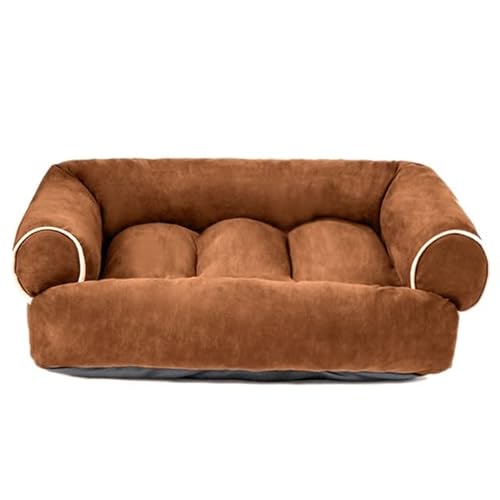 SJHDHDA Haustier-Sofa-Matte aus Hirschleder, Fleece-Baumwolle, weich, warm, Schlafbett für Hunde, Decke, Kissen, Zwinger für kleine und mittelgroße Hunde, Heimtierbedarf Learned extensively von SJHDHDA