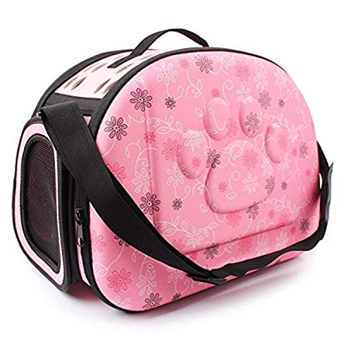 Transport Katzen Tragetasche für Haustier Hund Sling Rucksack Reise Tragetasche Käfig Handtaschen Zwinger für kleine Hunde Katzen Kätzchen Versorgung-Rosa, M Learned extensively von SJHDHDA