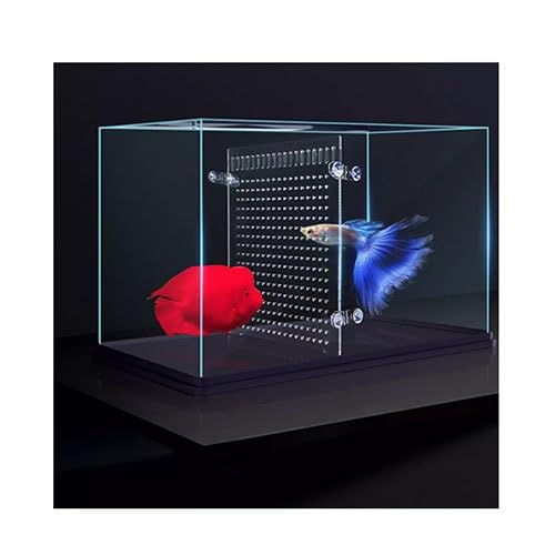 SJKJNK Aquarium-Trennwände für Aquarien, Acryl, transparent, Set für alle Arten von Aquarien, Trennwand mit Saugnäpfen, anpassbar von SJKJNK