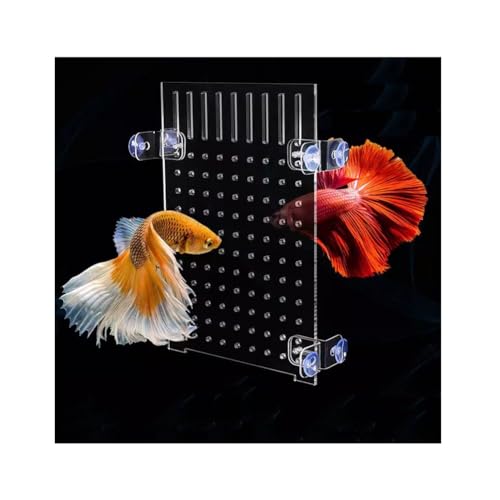 SJKJNK Aquarium-Trennwände für Aquarien, Acryl-Trennwand, transparente Trennwand, Trennwand für Aquarien, mit Saugnäpfen, Zubehör zur Unterscheidung von Fischen, verhindert aggressive Fische von SJKJNK