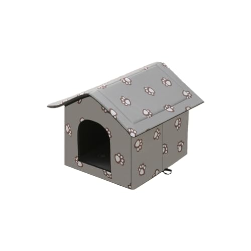 Katzenhaus Draußen Hundehaus Wasserdicht Katzenhöhle Indoor und Outdoor Haustierhaus Faltbare Hundehütte mit Abnehmbarem Matte Katzennisch Hunde Nische Für Kaninchen, Streuner Haustiere von SJTJSPX