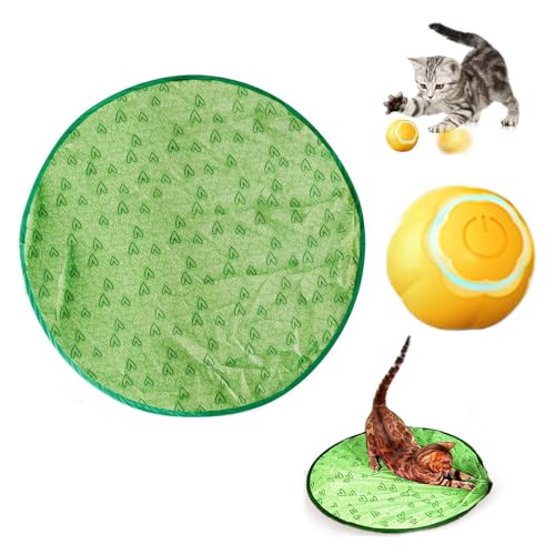 SJWJWOO Power Ball 2.0 Katzenspielzeugball, schnell rollend in Tasche, Katzenball, wiederaufladbares Katzenjagdspielzeug für Indoor-Katzen, B von SJWJWOO