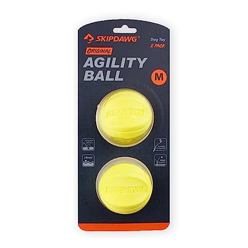 SKIPDAWG Agility Ball, 2 Stück, 5 Stück, 140 g von SKIPDAWG