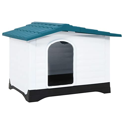 SKM Hundehütte Blau 90,5x68x66 cm Polypropylen, Weight: 8.4 kg, 152229 von SKM