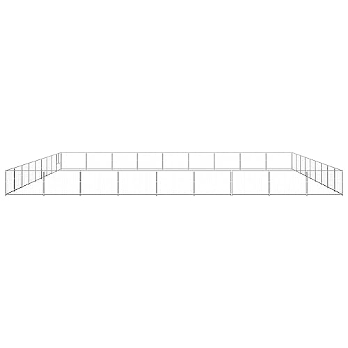 SKM Haustierbedarf Silbern 81 m² Stahl, Weight: 78.1 kg, 3082195 von SKM