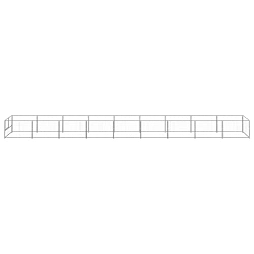 SKM Haustierbedarf Silbern 9 m² Stahl, Weight: 43.7 kg, 3082107 von SKM