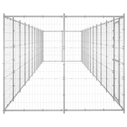 SKM Outdoor-Haustierbedarf Verzinkter Stahl 26,62 m², Weight: 106.3 kg, 3082312 von SKM