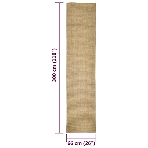 SKM Sisalteppich für Kratzbaum 66x300 cm, Weight: 5 kg, 3203413 von SKM