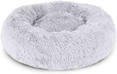 SKRORS Dog Beds Calming Donut Cuddler, kleines Hundebett für Hunde, Katzen, Kätzchen und Welpen, maschinenwaschbar von SKRORS