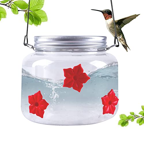 Kolibri-Futterspender,Vogeltränke, Futterspender, Tränke für den Außenbereich | Trinkbecherschalen, Wasserspenderflasche für Eichelhäher, Hof, Rotkehlchen, Garten, Baumfarm, Vogelzubehör Synyey von SKUDA