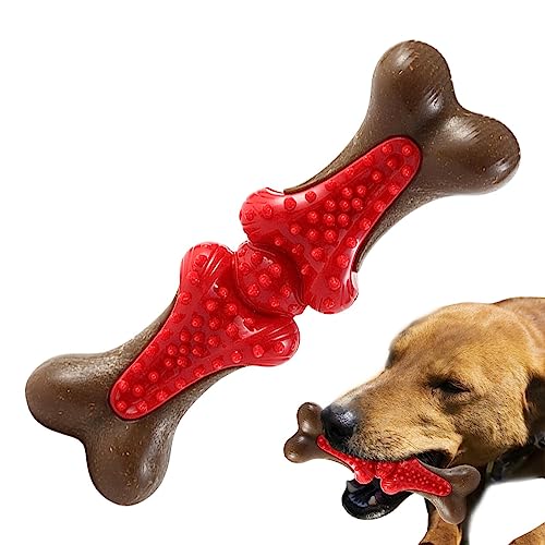 SKUDA Beißspielzeug für Welpen,Interaktives Hundespielzeug gegen Langeweile, Welpenknochen | Kauspielzeug, Hundespielzeug, Welpenzubehör für kleine, mittelgroße und große Hunde von SKUDA