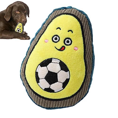 SKUDA Hundespielzeug quietschend | Quietschspielzeug für Welpen mit Quietscher - Interaktives Hundekauspielzeug für große und mittelgroße Hunde, Zahnreinigungs-Hundespielzeug von SKUDA