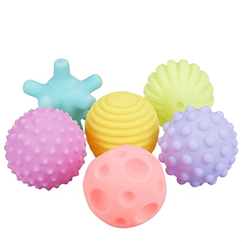 SLAHAJ Katzenspielzeug 1 Stück Durchmesser 6 cm quietschendes Haustier-Hundeballspielzeug für kleine Hunde Gummi-Kauspielzeug für Welpen Kauspielzeug für Hunde(Latex Ball) von SLAHAJ