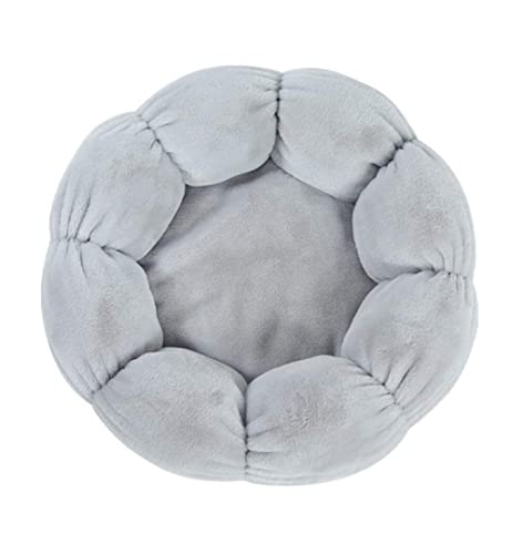 SMBAOFUL Haustiernest Hundebett Katzenbett Hundebettwäsche Haustierbett Hund Katze Weiches Welpensofa Donut Nest Bettkissen Zwinger (A Durchmesser 40 cm) von SMBAOFUL