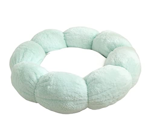 SMBAOFUL Haustiernest Hundebett Katzenbett Hundebettwäsche Haustierbett Hund Katze Weiches Welpensofa Donut Nest Bettkissen Zwinger (C Durchmesser 40 cm) von SMBAOFUL