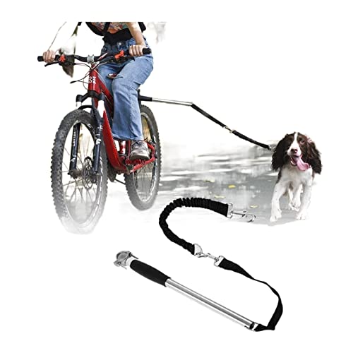 SMBAOFUL Hundeleine, Hunde-Fahrradleine, einziehbare Fahrrad-Hundeleine für Outdoor-Übungen, Sicherheits-Hundelaufleinen, Hundeleine von SMBAOFUL