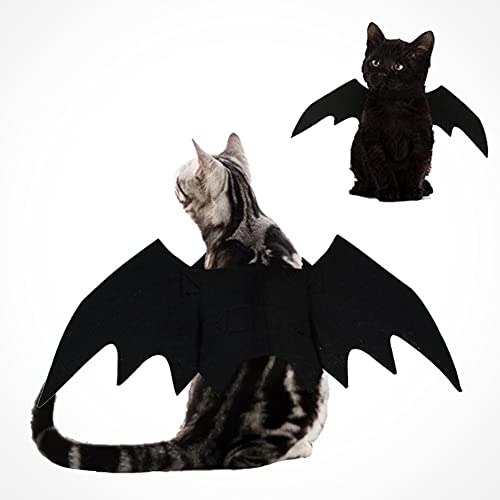 Sarekung Halloween Haustier Kostüm Fledermaus Flügel Cosplay Hund Kostüm Katze Kostüm für Party von SMDARROY