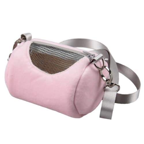 Katzenträger -Tasche kleiner Tasche Tier ausgehender Tasche mit Schultergurt tragbare Reisehandtasche Rucksack Welpenträger für Igel Hamster Maus Ratte Zucker Slider Eichhörnchen Chinchilla Kaninch von SMELEYOU