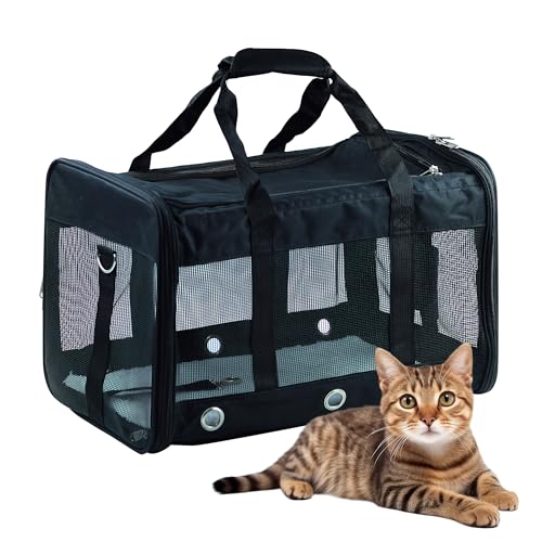 SOY-3375 Tragetasche für Katzen, tragbar und atmungsaktiv, Tasche für Haustiere, Hunde, Katzen, Tiere, zufällige Farbe von SMELL & SMILE