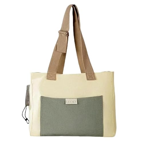 Haustiertasche aus Segeltuch für Haustiere, tragbare Reisetasche, Katze, Hund, Outdoor-Handtasche für kleine Haustiere-C-M von SMMZRF