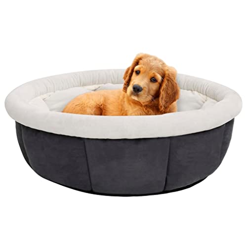 SMTSEC Hundebett 59x59x24cm grau von SMTSEC