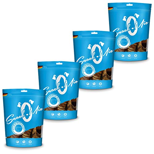 SnackOMio Exzellente Rinderstrossen 4x350g, 1er Pack (1 x 1.55 kilograms) von SNACKOMIO