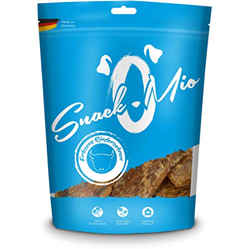 SnackOMio – Premium Hundesnack – erlesene Rindersehnen, getreidefrei, 1er Pack (1 x 500g) von SNACKOMIO