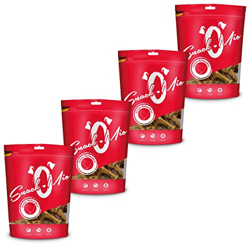 SnackOMio krosse Hühnerfüße 4x350g, 1er Pack (1 x 1.4 kilograms) von SNACKOMIO