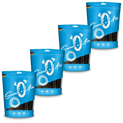 SnackOMio schmackhafter Rinderpansen 4x350g, 1er Pack (1 x 1.55 kilograms) von SNACKOMIO