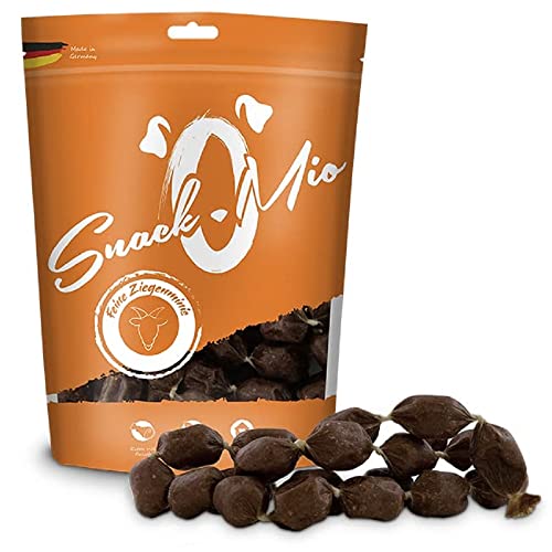 SnackOMio – Premium Hundesnack – feine Ziegenminis, getreidefrei, 1er Pack (1 x 125g) von SNACKOMIO