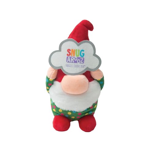 SnugArooz Snug The Gnome Hundespielzeug mit Reparaturflicken - Nachhaltiger Plüsch aus recycelten Flaschen - Weich - Langlebig & Perfekt zum Spielen von SNUG AROOZ